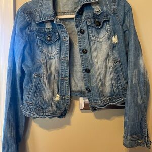 Jou Jou Light Wash Denim Jacket
